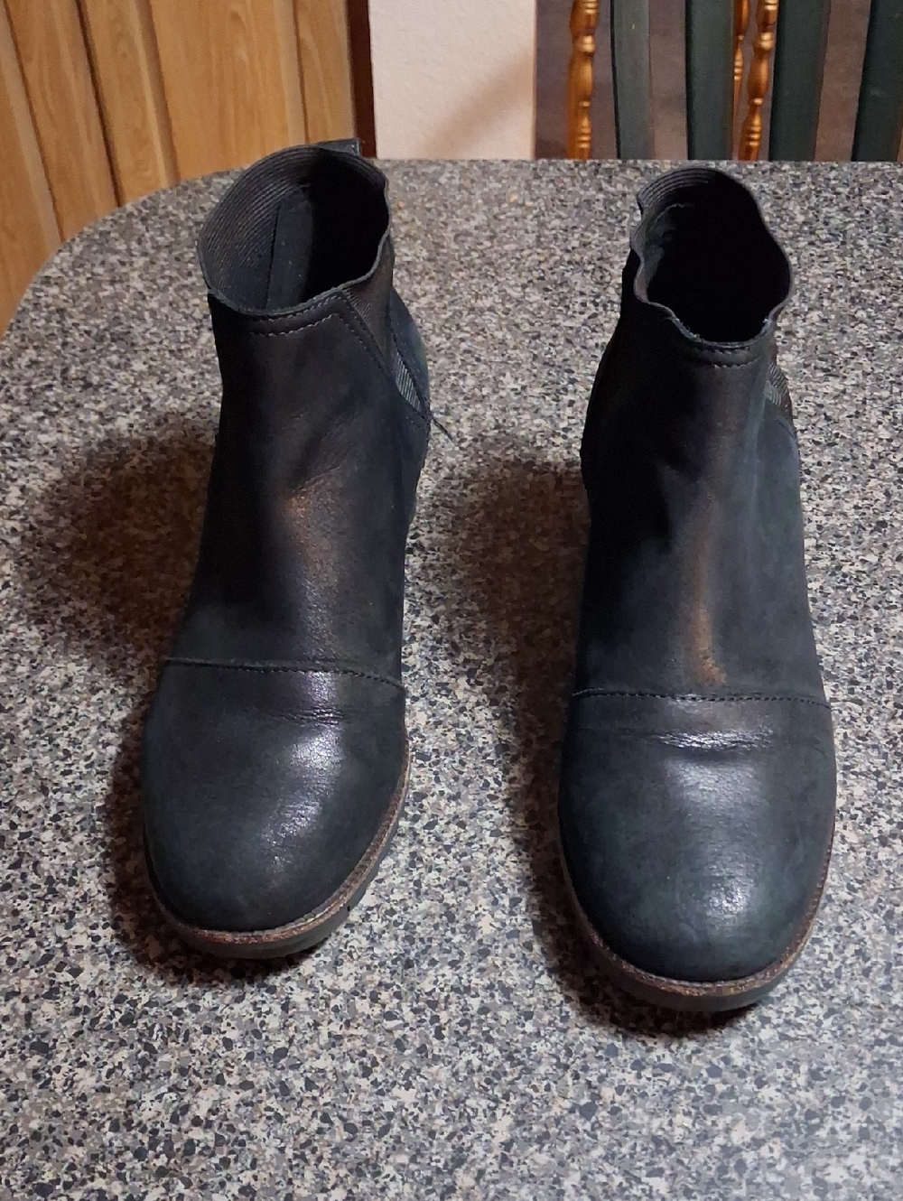 Sorel Black Slip-On Ankle Boot Sz 8